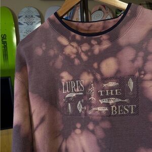 Vintage 80’s-90’s MC Sport Lures The Best Embroidered Logo Bleach crewneck